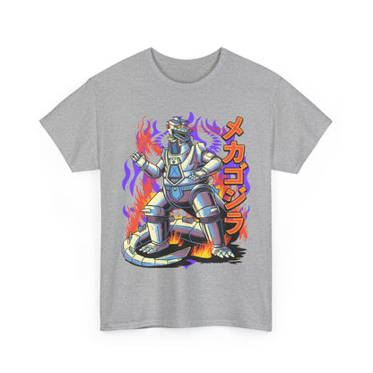 Mechagodzilla Kaiju T-Shirt – 100% Cotton Monster Battle Tee | Epic Japanese Sci-Fi Apparel