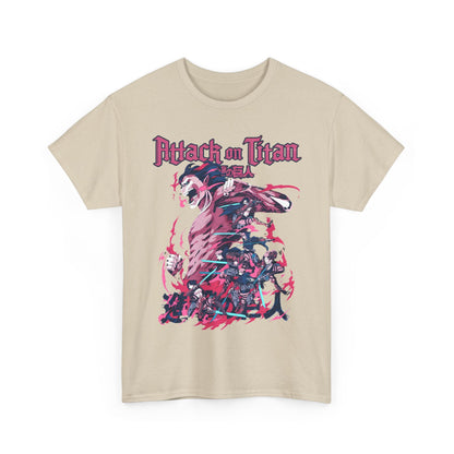Attack on Titan T-Shirt – 100% Cotton Anime Tee for AOT Fans