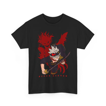 Asta Black Clover T-Shirt – 100% Cotton Anime Tee for Magic Knight Fans
