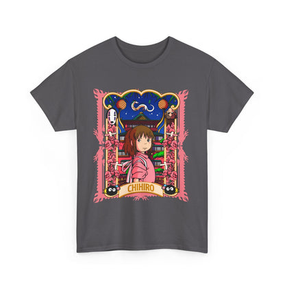 Spirited Away Chihiro T-Shirt – 100% Cotton Studio Ghibli Tee for Anime Fans