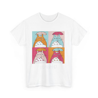 Totoro Aesthetic Art Collage T-Shirt – 100% Cotton Studio Ghibli Inspired Graphic Tee