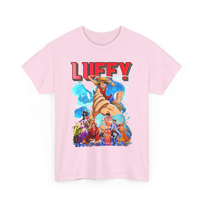 Luffy and Friends One Piece T-Shirt – 100% Cotton Anime Crew Tee