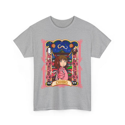 Spirited Away Chihiro T-Shirt – 100% Cotton Studio Ghibli Tee for Anime Fans