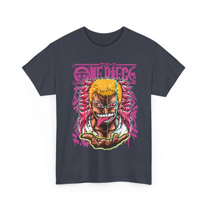 Donquixote Doflamingo T-Shirt – One Piece 100% Cotton Anime Tee for True Villain Fans