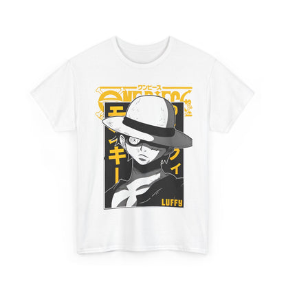 Luffy One Piece T-Shirt – 100% Cotton Anime Tee for Fans of the Future Pirate King