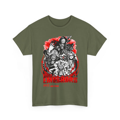 Four Emperors One Piece T-Shirt – 100% Cotton Anime Shirt Featuring Yonko Legends