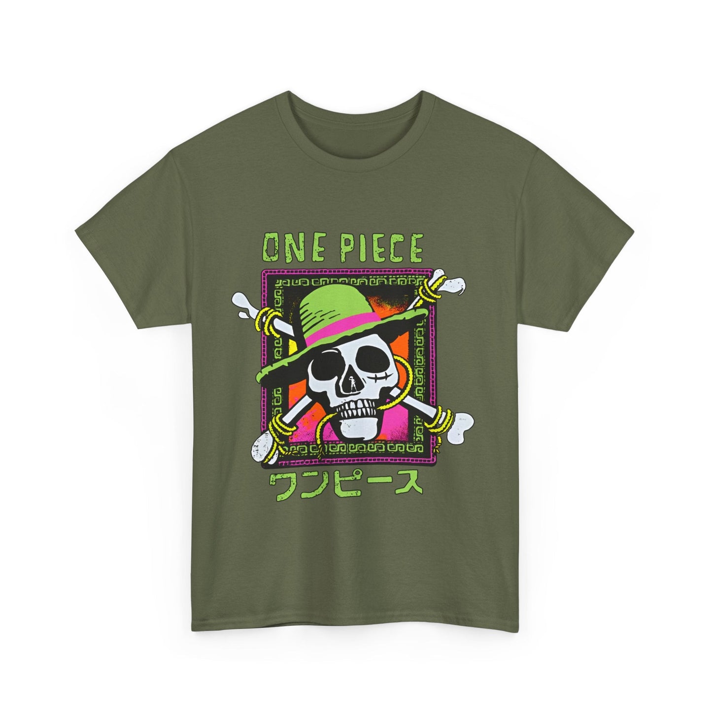 "Straw Hat Pirates One Piece T-Shirt – 100% Cotton Anime Tee for True Fans"