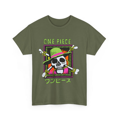 "Straw Hat Pirates One Piece T-Shirt – 100% Cotton Anime Tee for True Fans"