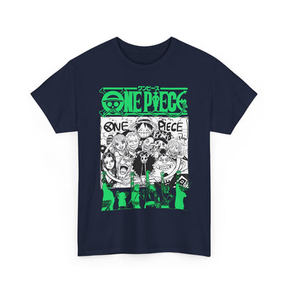 One Piece Characters T-Shirt – 100% Cotton Anime Shirt Featuring Straw Hat Crew