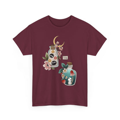 Soot Sprites T-Shirt – 100% Cotton Gildan 5000 | Studio Ghibli Cute Anime Tee
