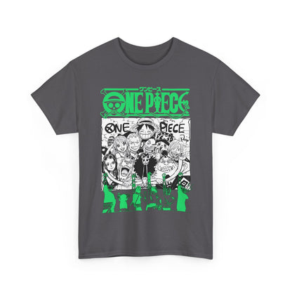 One Piece Characters T-Shirt – 100% Cotton Anime Shirt Featuring Straw Hat Crew