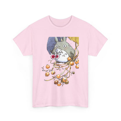My Neighbor Totoro with Flowers T-Shirt – 100% Cotton Studio Ghibli Floral Tee