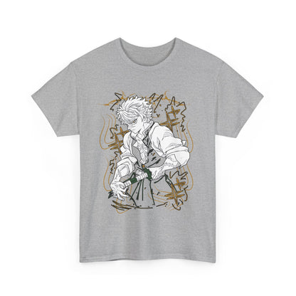 Sanemi Shinazugawa Demon Slayer T-Shirt – 100% Cotton Anime Tee for Demon Slayer Fans