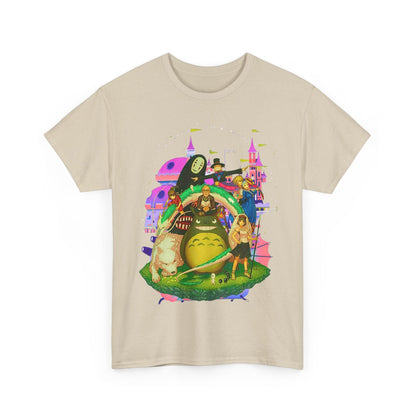 Hayao Miyazaki Characters T-Shirt – 100% Cotton Studio Ghibli Anime Tee
