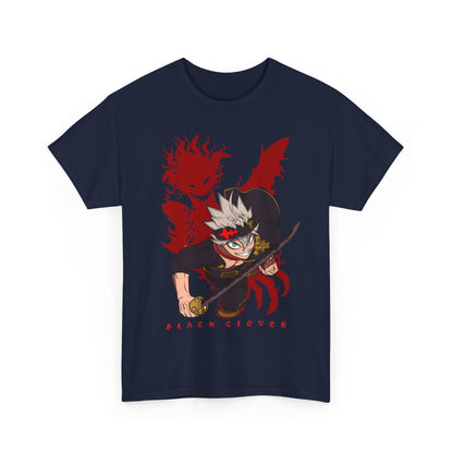 Asta Black Clover T-Shirt – 100% Cotton Anime Tee for Magic Knight Fans