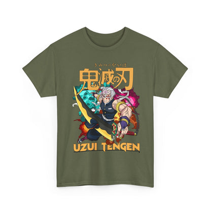 Uzui Tengen Demon Slayer T-Shirt – 100% Cotton Stylish Anime Tee for Fans of the Sound Hashira