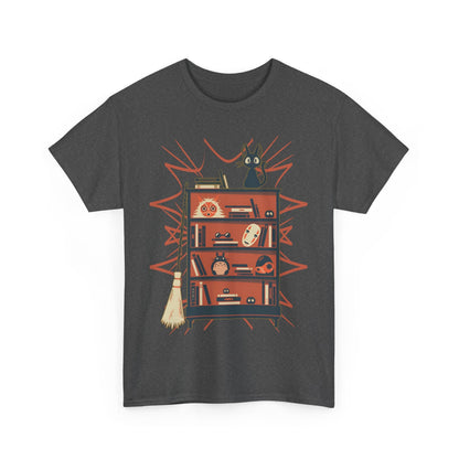 Jiji T-Shirt – 100% Cotton Gildan 5000 | Kiki's Delivery Service Studio Ghibli Cute Cat Tee