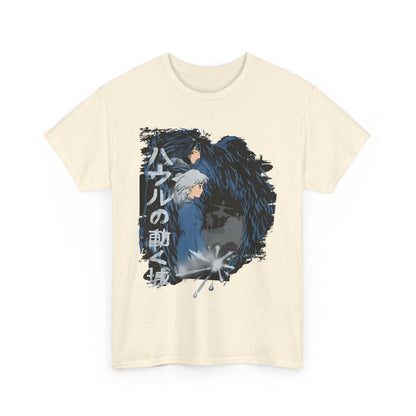 Howl & Sophie T-Shirt – 100% Cotton Studio Ghibli Anime Tee Inspired by Howl’s Moving Castle