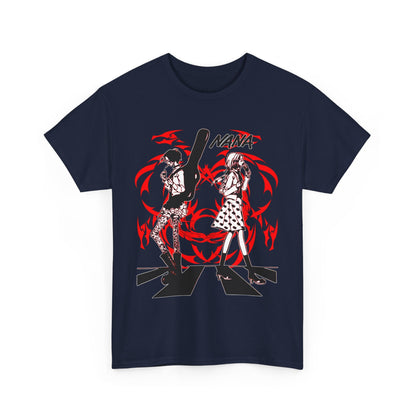 Nana Osaki Black Stones T-Shirt – 100% Cotton Anime Rock Band Tee | Stylish Japanese Streetwear