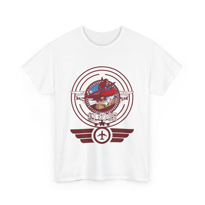 Porco Rosso Aviator T-Shirt – 100% Cotton Studio Ghibli Pilot Anime Tee