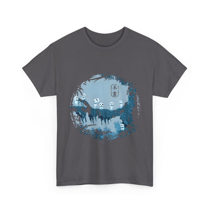 Kodama Tree Forest T-Shirt – 100% Cotton Studio Ghibli Inspired Tee from Princess Mononoke