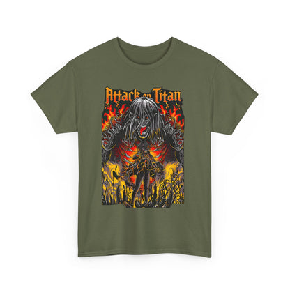 Eren Jaeger T-Shirt – 100% Cotton Attack on Titan Anime Tee
