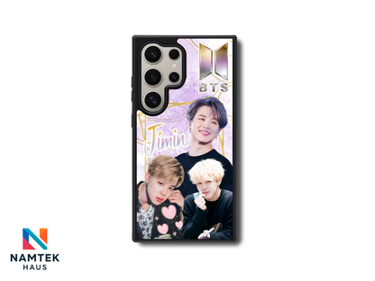 BTS Jimin iPhone Case – Purple Galaxy K‑Pop Phone Cover for ARMY