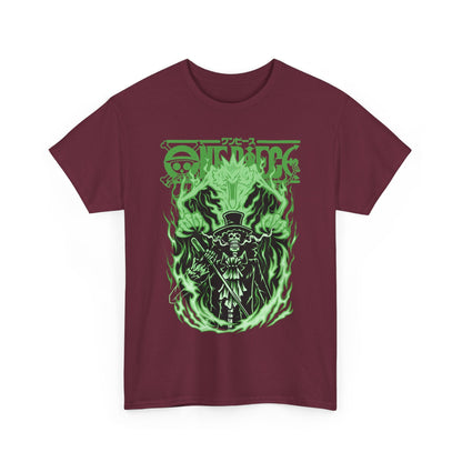 Brook One Piece T-Shirt – 100% Cotton Anime Tee for Soul King Fans