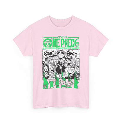 One Piece Characters T-Shirt – 100% Cotton Anime Shirt Featuring Straw Hat Crew