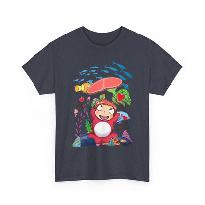 Studio Ghibli Characters Sketch T-Shirt – 100% Cotton Anime Tee Featuring Hand-Drawn Ghibli Icons