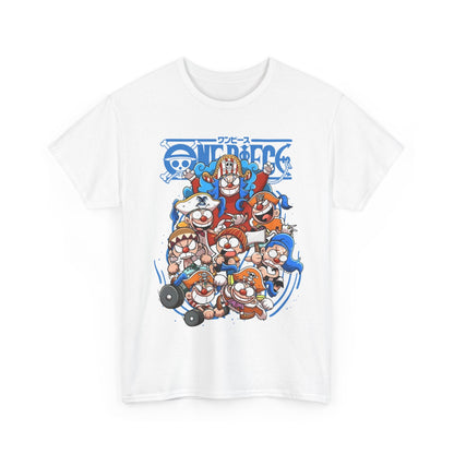 Buggy the Star Clown One Piece T-Shirt – 100% Cotton Anime Tee for Fans of the Grand Line