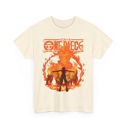 Portgas D. Ace T-Shirt 100% Cotton – One Piece Anime Shirt for Fans