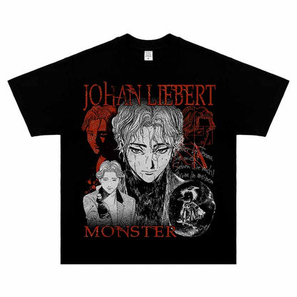 Popular Anime cotton T-shirt for men and women