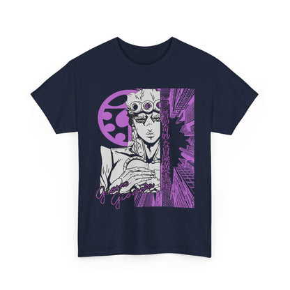 Giorno Giovanna T-Shirt – 100% Cotton JoJo’s Bizarre Adventure Anime Tee for Stand Users