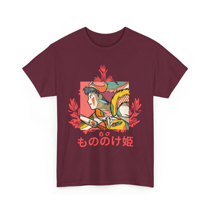 Princess Mononoke Studio Ghibli T-Shirt – 100% Cotton Anime Shirt for Ghibli Fans