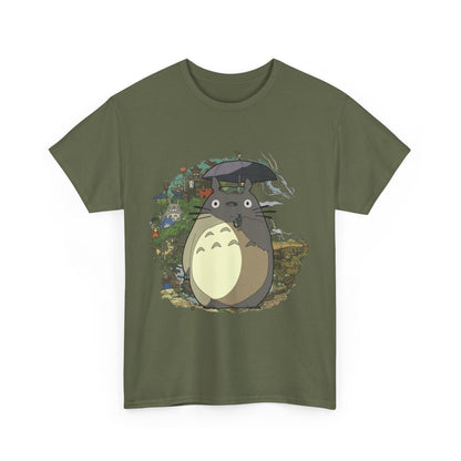 My Neighbor Totoro Studio Ghibli T-Shirt – 100% Cotton Gildan 5000 Anime Tee