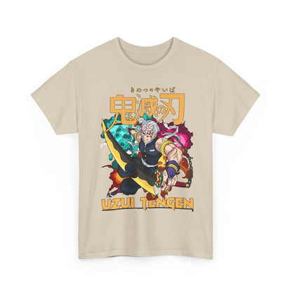 Uzui Tengen Demon Slayer T-Shirt – 100% Cotton Stylish Anime Tee for Fans of the Sound Hashira