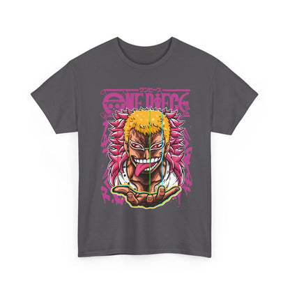 Donquixote Doflamingo T-Shirt – One Piece 100% Cotton Anime Tee for True Villain Fans