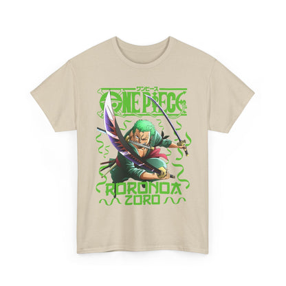Roronoa Zoro Sword T-Shirt – 100% Cotton One Piece Anime Tee for True Fans