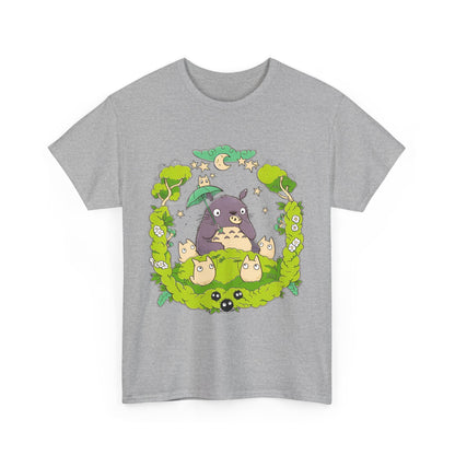 Totoro Forest Magic T-Shirt – 100% Cotton Studio Ghibli Anime Tee Inspired by My Neighbor Totoro