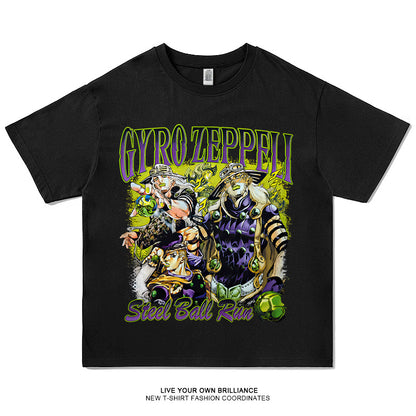 Popular Anime cotton T-shirt for men and women