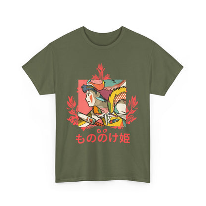 Princess Mononoke Studio Ghibli T-Shirt – 100% Cotton Anime Shirt for Ghibli Fans