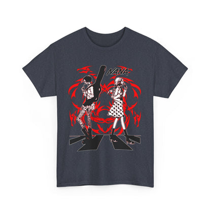 Nana Osaki Black Stones T-Shirt – 100% Cotton Anime Rock Band Tee | Stylish Japanese Streetwear