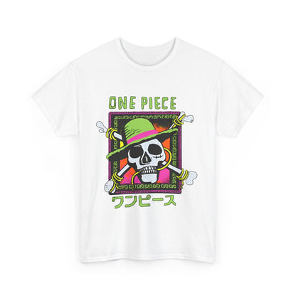 "Straw Hat Pirates One Piece T-Shirt – 100% Cotton Anime Tee for True Fans"