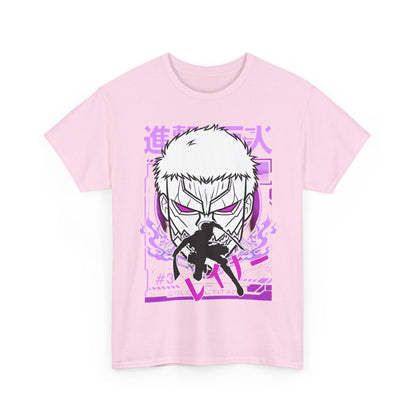 Reiner Braun T-Shirt – 100% Cotton Attack On Titan Anime Tee for AOT Fans