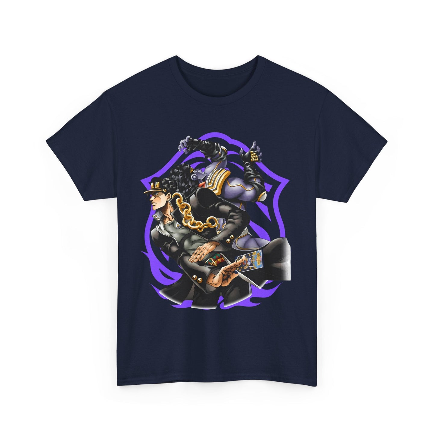 Jotaro Kujo T-Shirt – 100% Cotton JoJo's Bizarre Adventure Anime Tee for Fans