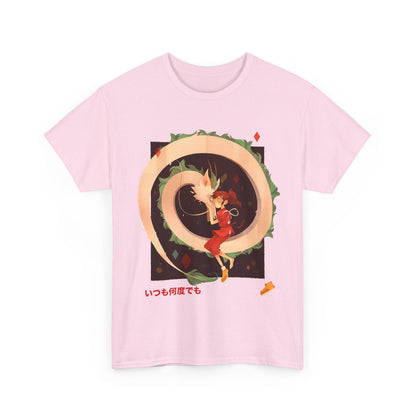 Spirited Away Love T-Shirt – 100% Cotton Studio Ghibli Tee for Anime Fans