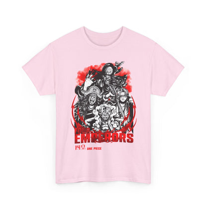 Four Emperors One Piece T-Shirt – 100% Cotton Anime Shirt Featuring Yonko Legends