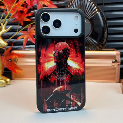 Bronzing Marvel Spider-Man Iron Man Phone Case Marvel28