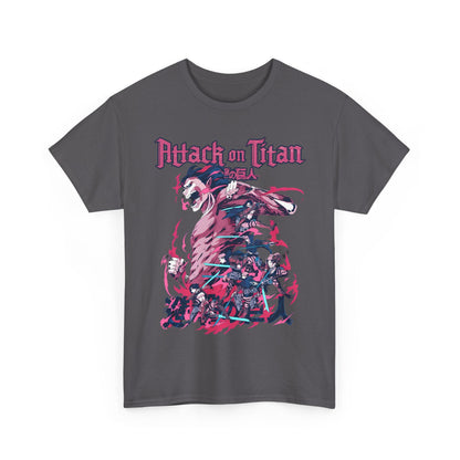 Attack on Titan T-Shirt – 100% Cotton Anime Tee for AOT Fans